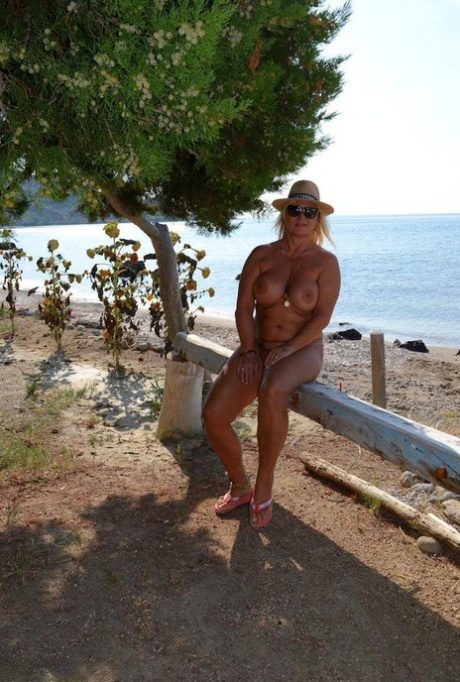 granny beach naked photo