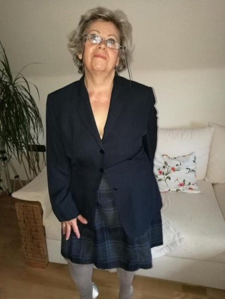 gammal mormor sexig het bild