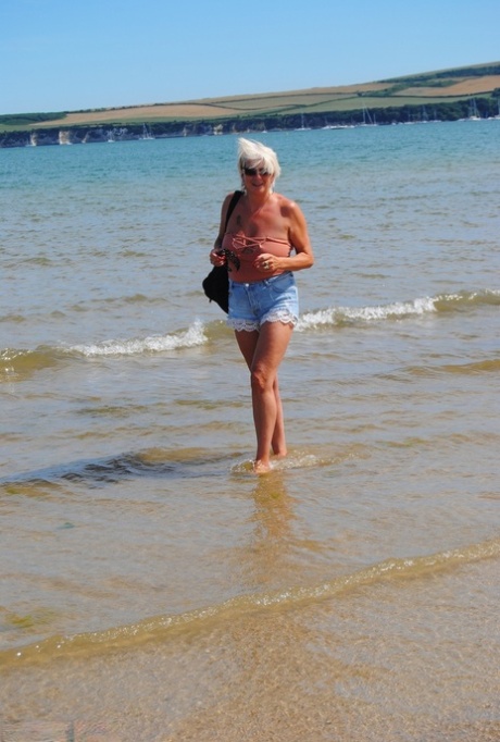 granny beach xxx image