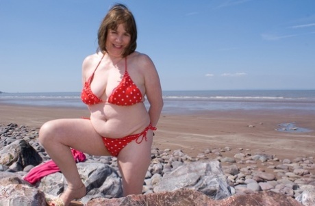 mature beach beautiful naked img