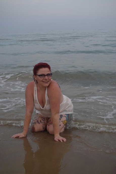 granny beach naked image