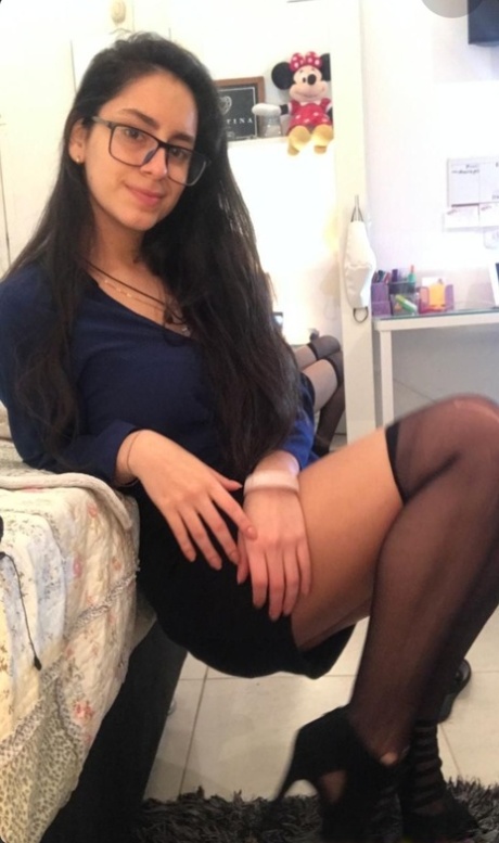 latina glasses naked pic