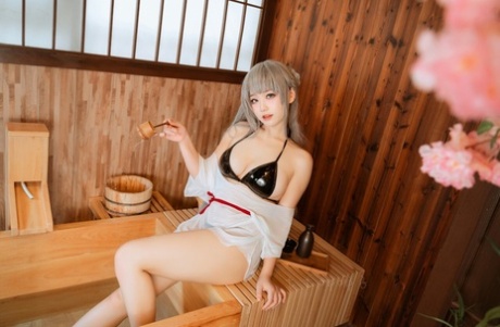 japansk bikini perfekt het arkiv