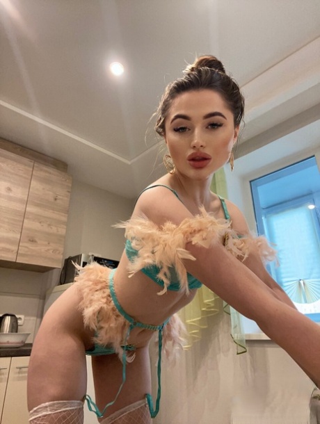 brunette lingerie hot porn pictures