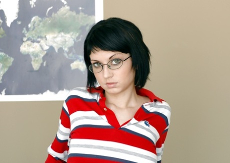 short hair glasses porno gallery