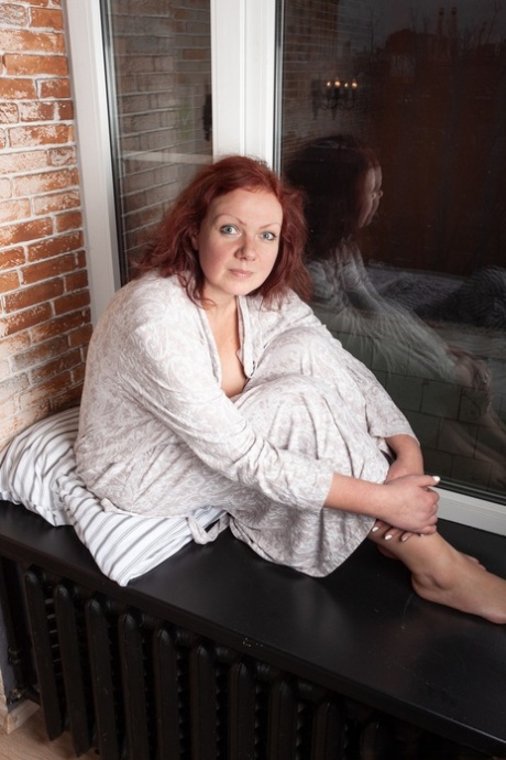bbw rödhårig hög kvalitet foto