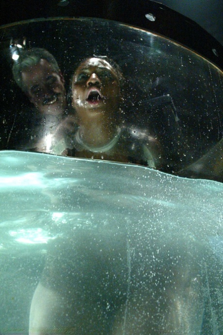 wet ebony erotic image