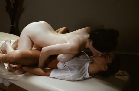 lesbian massage pretty pic
