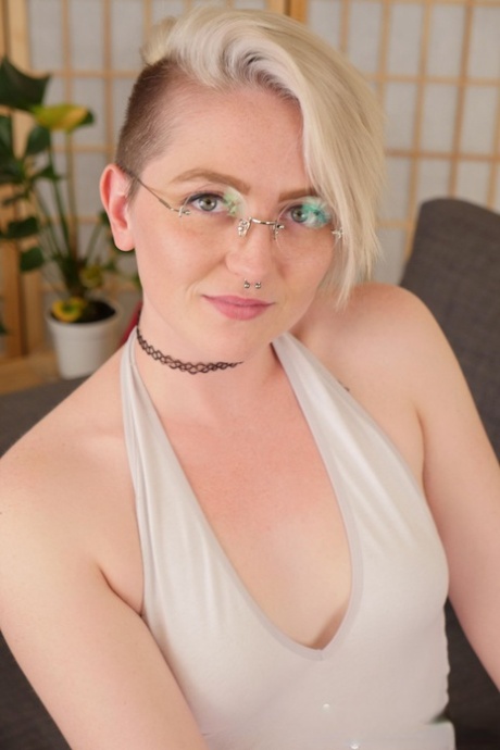 short hair glasses best pics