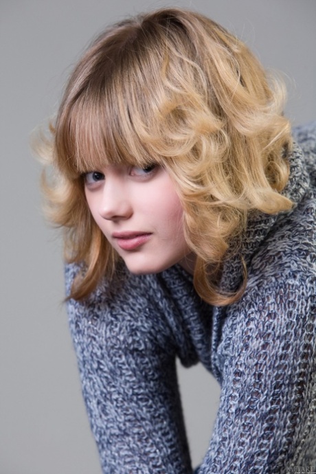 blonde blue eyes pretty image