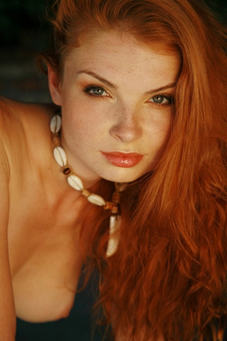 redhead blue eyes sexy nude gallery