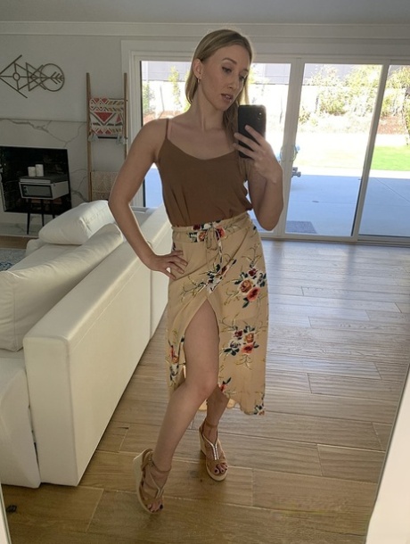 blondynka selfie seks fajny zdjęcie