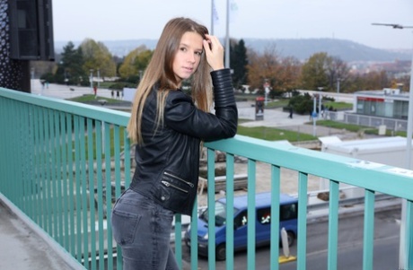 leather leggings art naked image