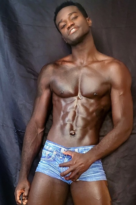 black men art naked photo