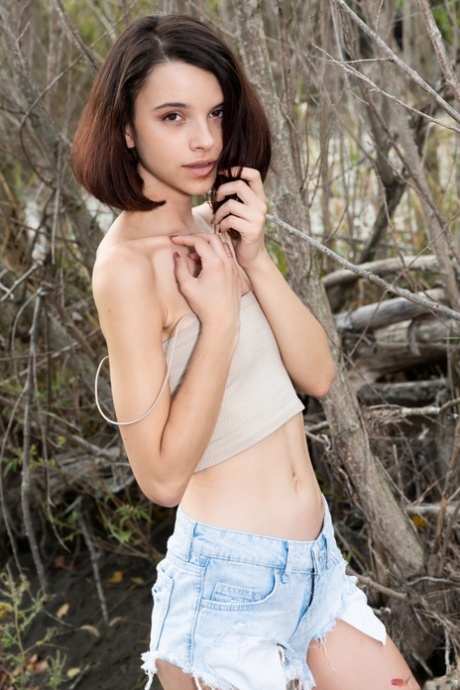 skinny brunette teen perfect photo