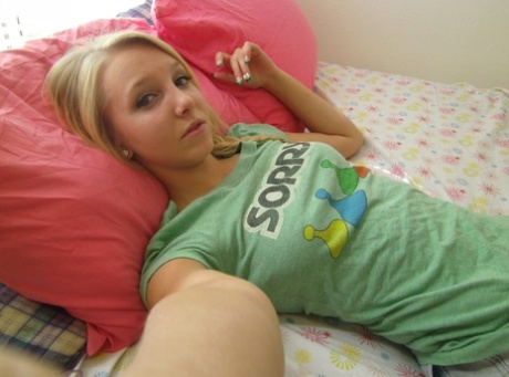 blond selfie gratis nice samling