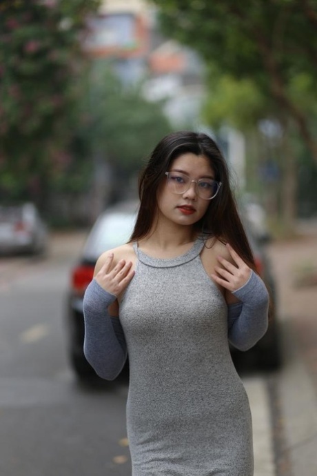 asiatisk ensam sexig het foton