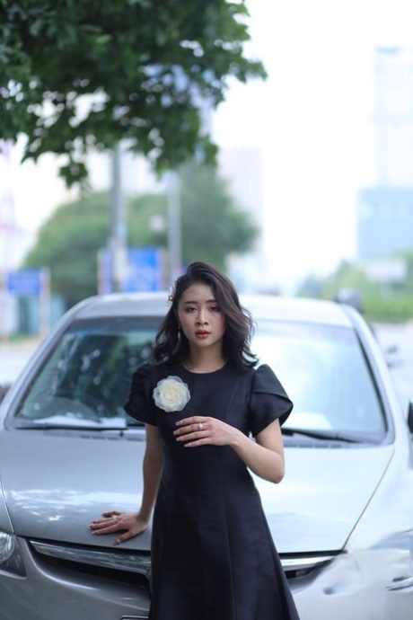 asiatique en plein air chaud belle archive