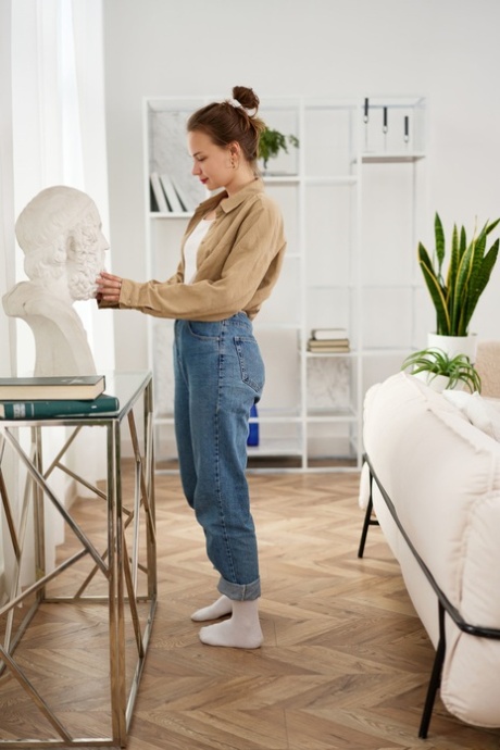 teenagejeans nøgen fri img