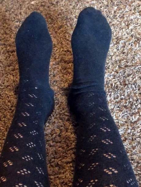 chaussettes hautes belle chaude images