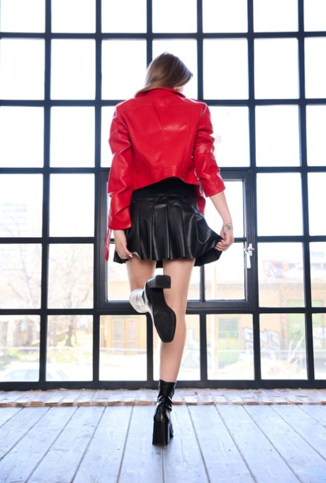 leather skirt hot nude gallery