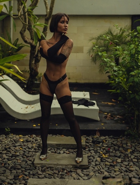 short hair asian art porn images