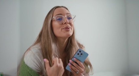 blonde glasses sexy photos